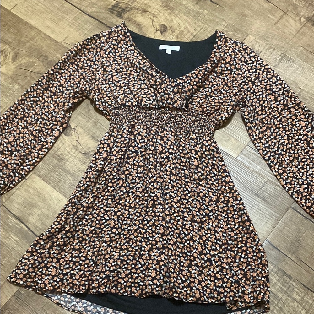 Floral Long Sleeve Dress